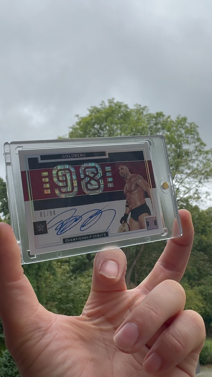 Goldberg autographed 'Championship ...