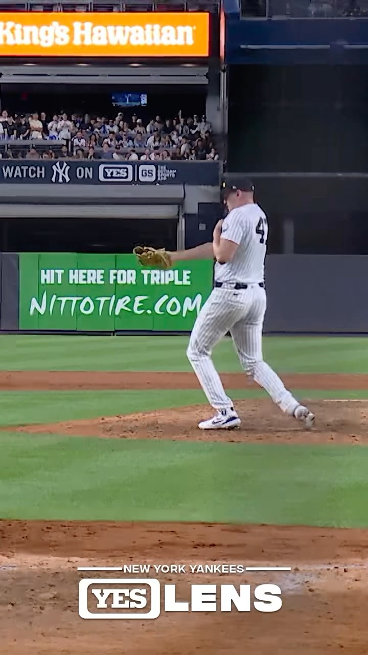 New York Yankees pitcher on the mou...