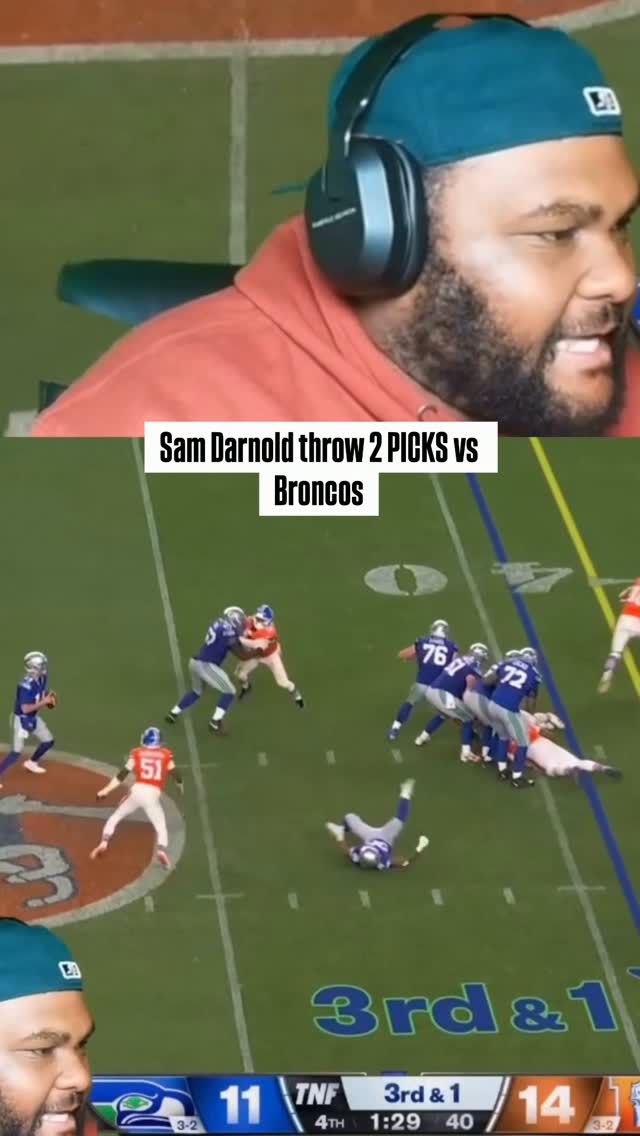 Sam Darnold throws two picks agains...