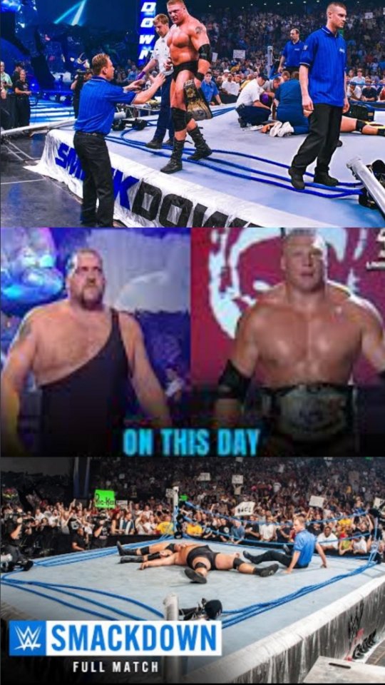 Brock Lesnar vs. Big Show: Ring Col... on MILLIONS Brock Lesnar vs. Big Show: Ring Col...