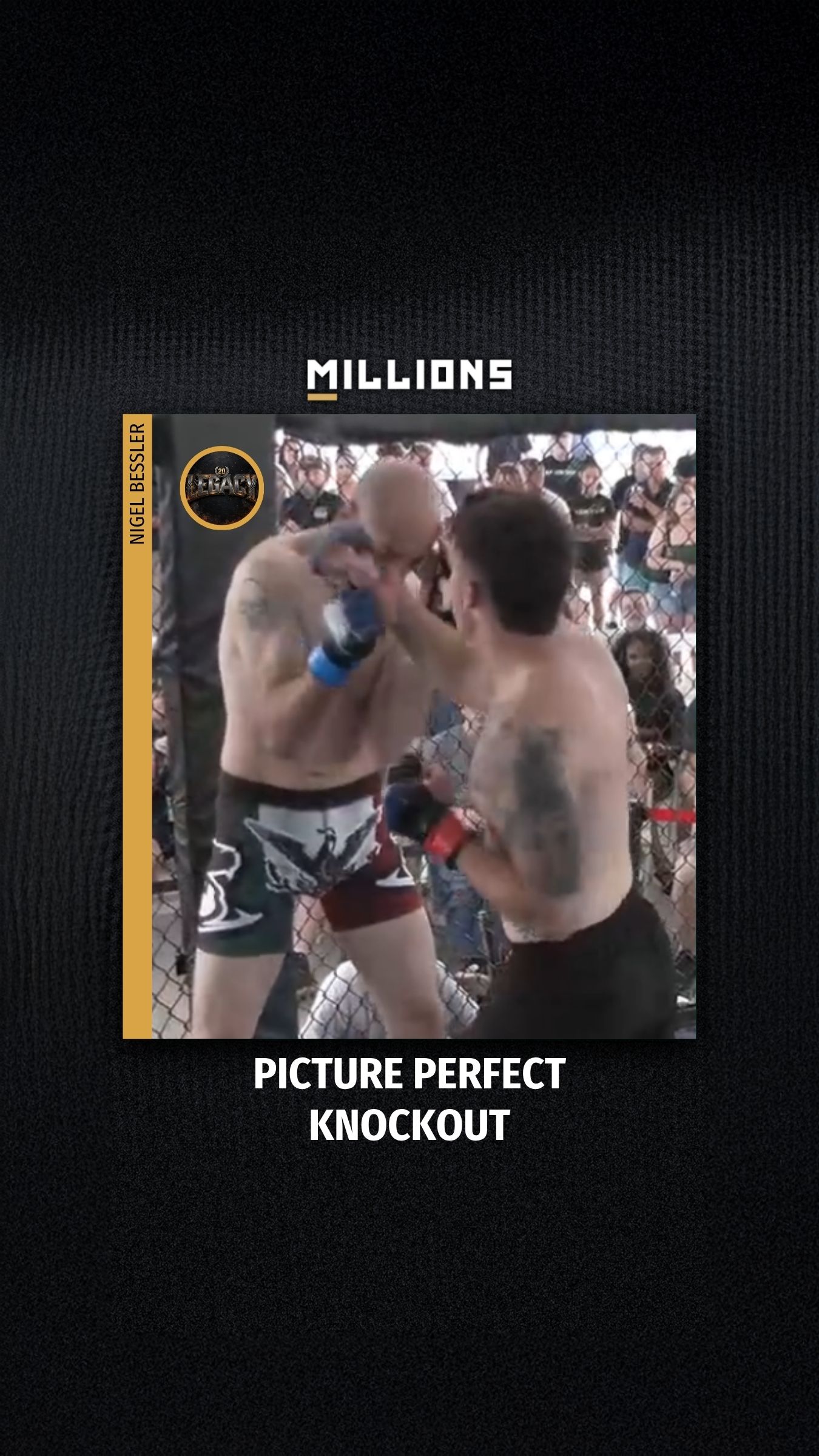 Nigel Bessler: Picture Perfect Knoc... on MILLIONS Nigel Bessler: Picture Perfect Knoc...
