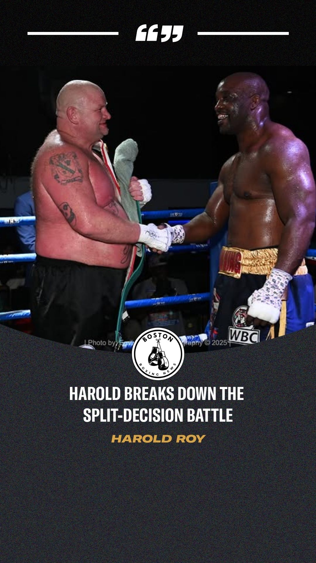 Harold Roy: Harold Breaks Down The ...
