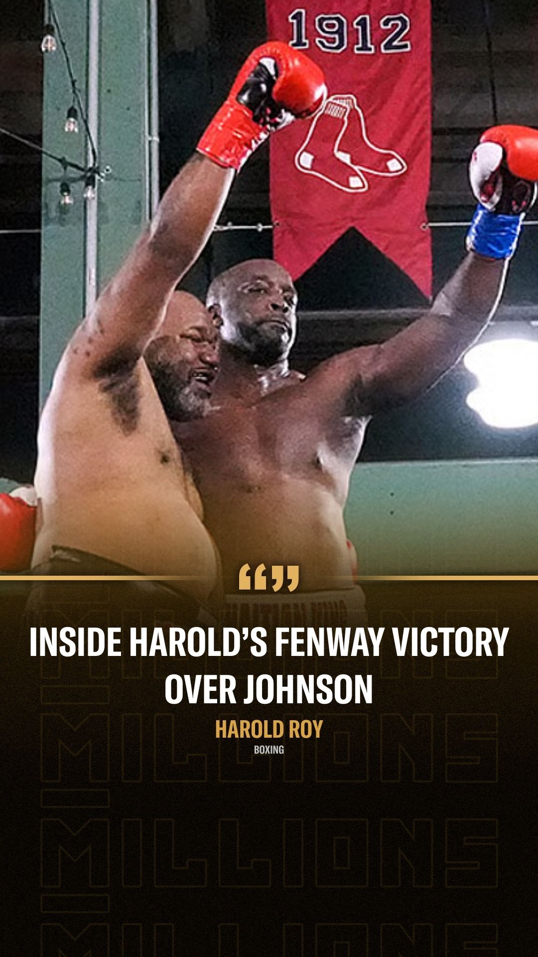 Harold Roy: Inside Harold’s Fenway ...