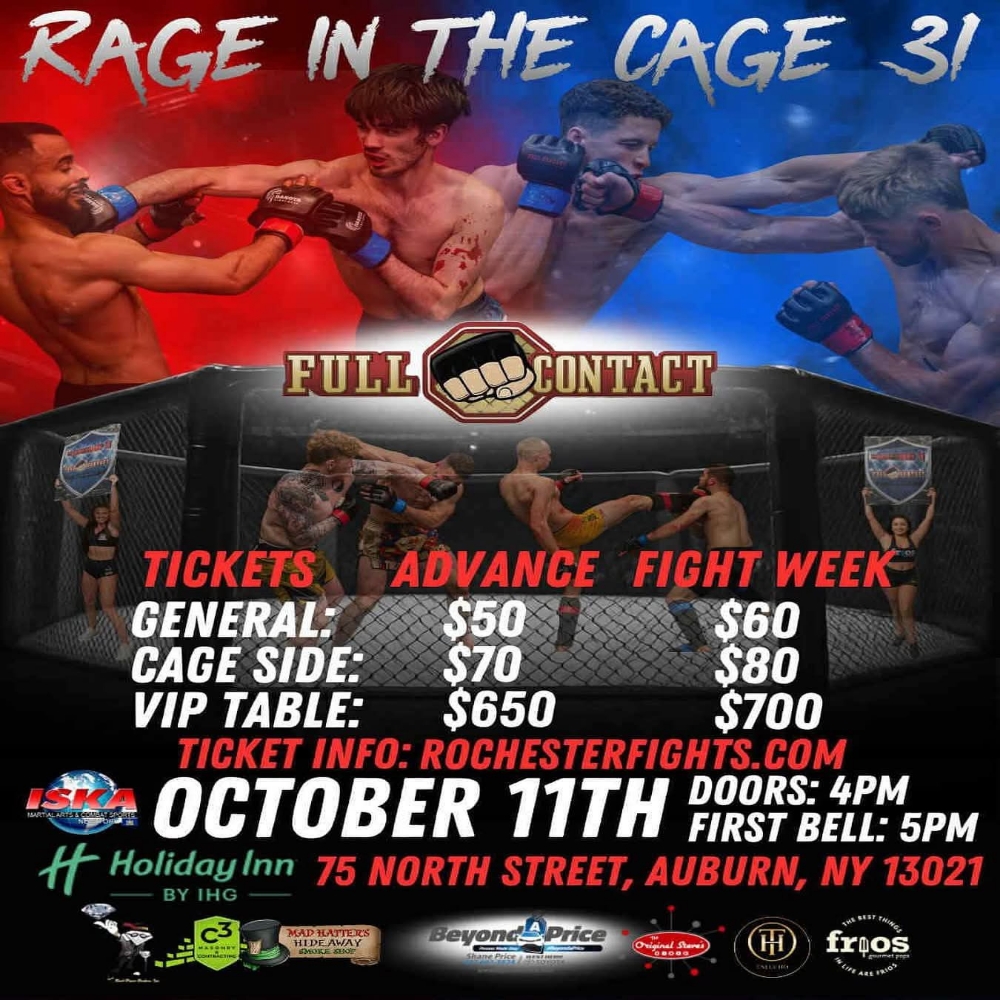 October 11th full contact promotion...