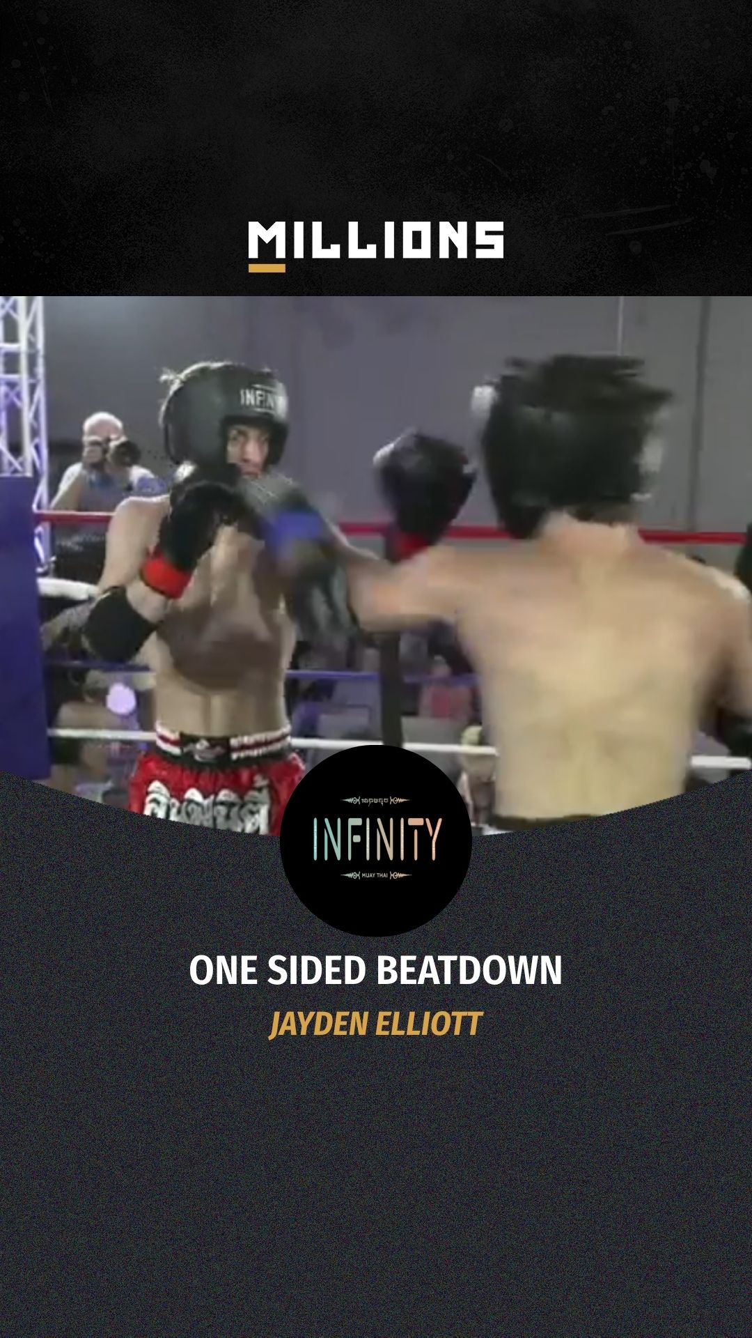Jayden Elliott: One Sided Beatdown ... on MILLIONS Jayden Elliott: One Sided Beatdown ...