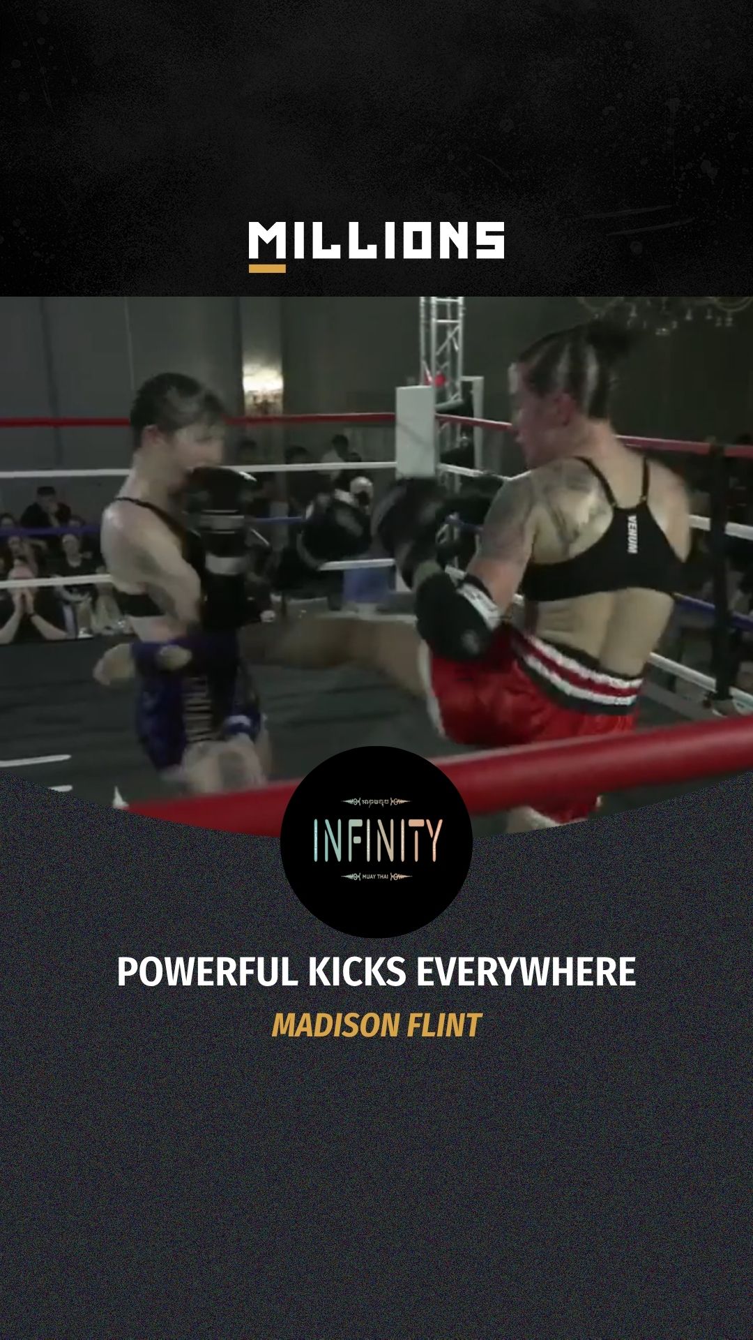 Madison Flint: Powerful Kicks Every... on MILLIONS Madison Flint: Powerful Kicks Every...