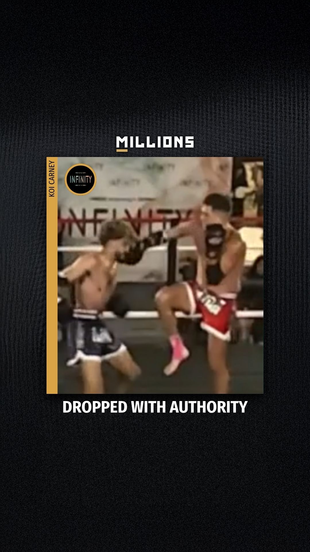 Koi Carney: Dropped with Authority ... on MILLIONS Koi Carney: Dropped with Authority ...