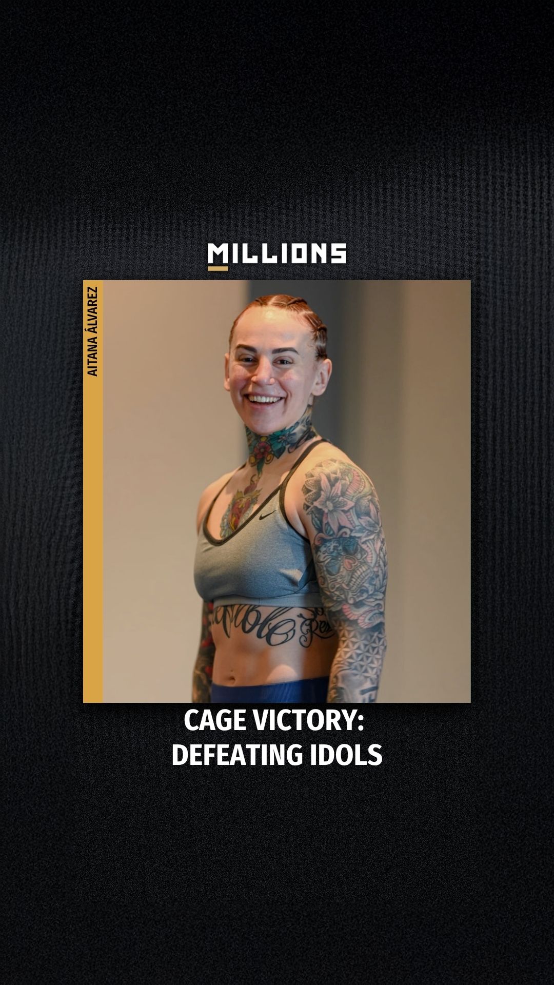 Aitana Álvarez: Cage Victory: Defea... on MILLIONS Aitana Álvarez: Cage Victory: Defea...
