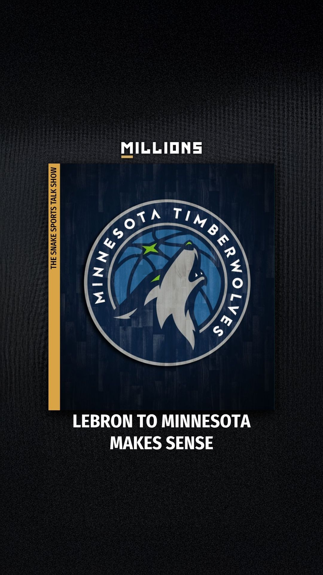 The Snake Sports Talk Show: The Mis... on MILLIONS The Snake Sports Talk Show: The Mis...