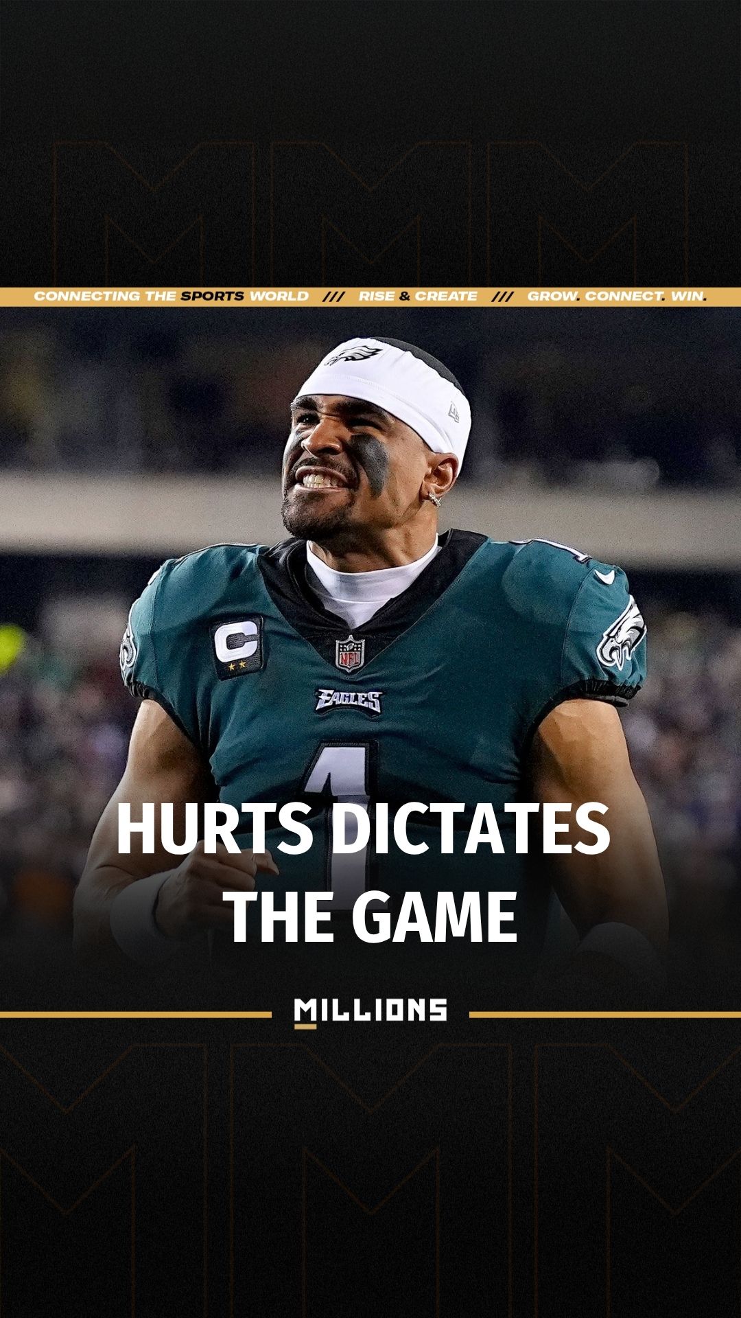 Jake Silva: Hurts Dictates the Game... on MILLIONS Jake Silva: Hurts Dictates the Game...