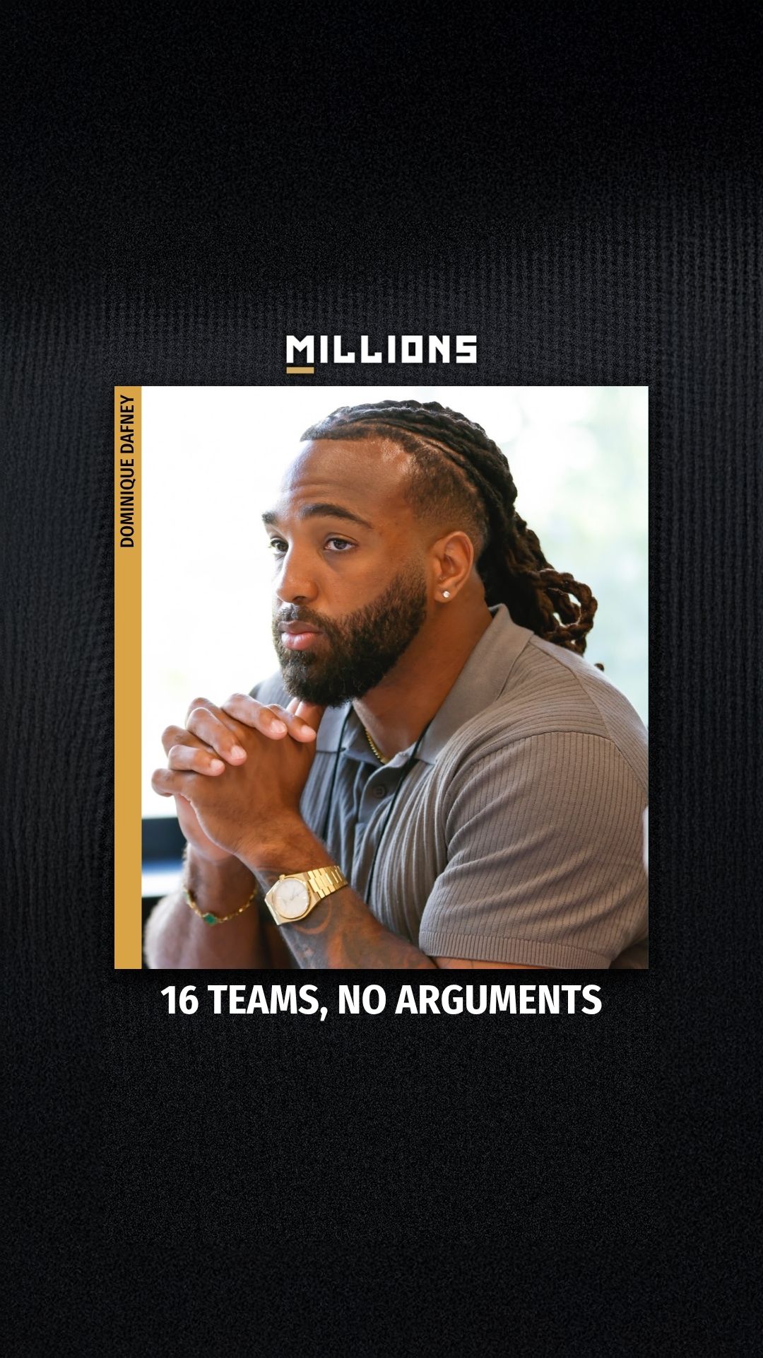 Dominique Dafney: 16 Teams, No Argu... on MILLIONS Dominique Dafney: 16 Teams, No Argu...