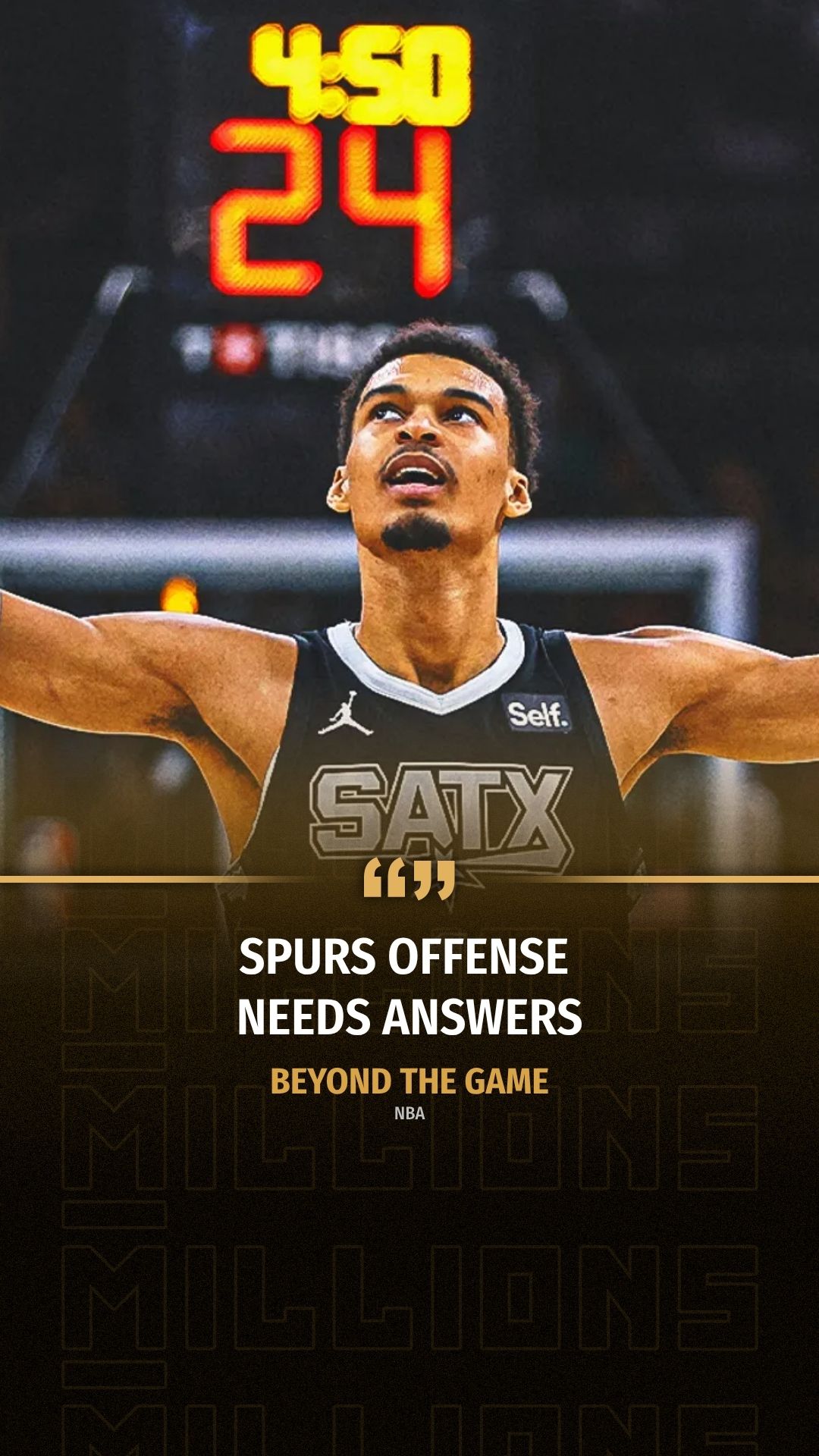 Beyond The Game: Spurs Offense Need...