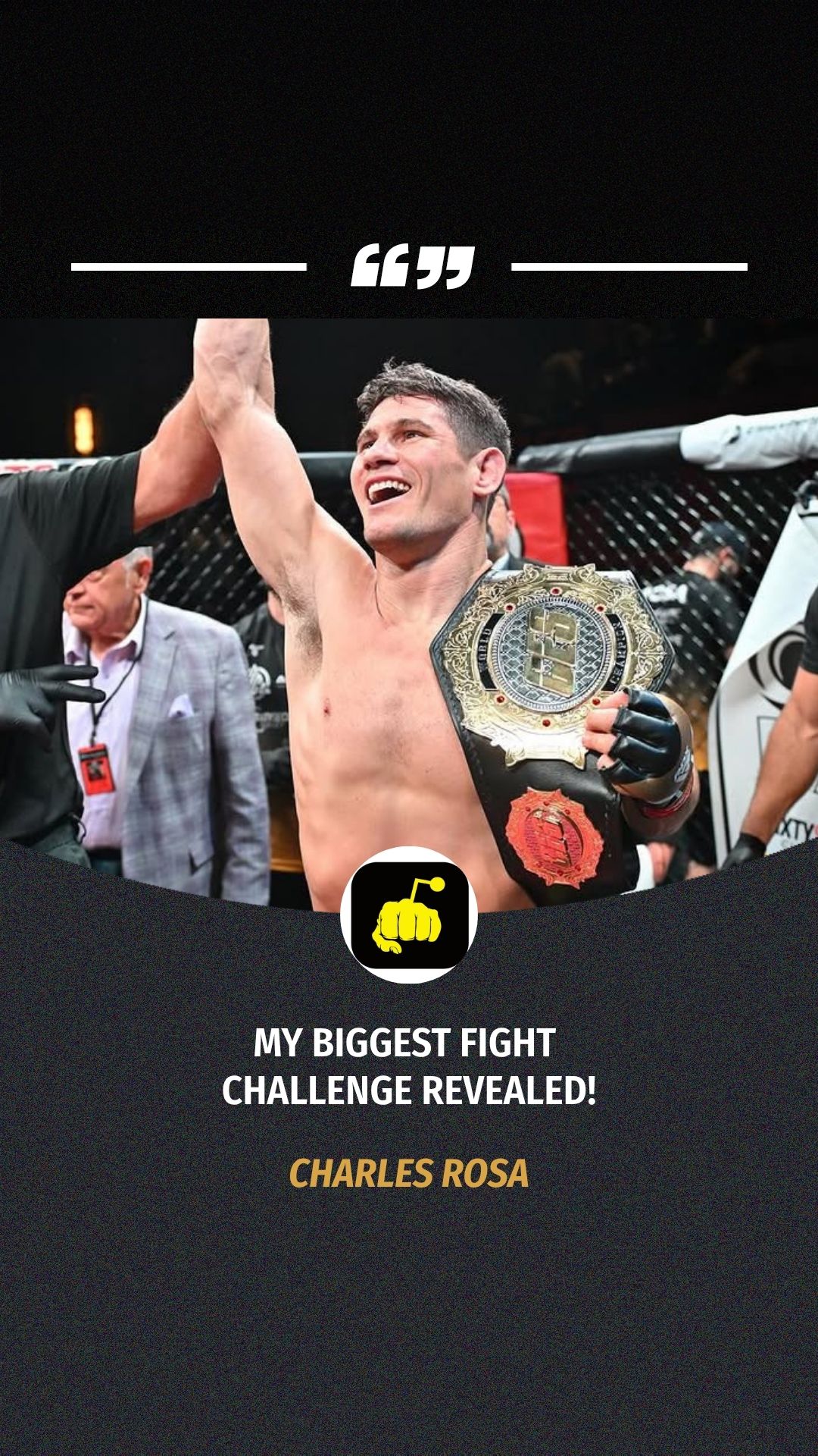 Charles Rosa: My BIGGEST Fight Chal...
