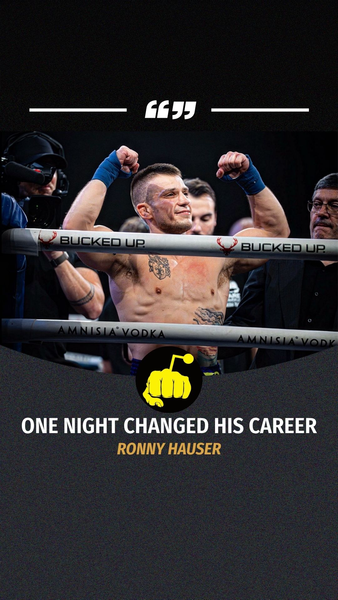 Ronny Hauser: BKFC Journey Started ...