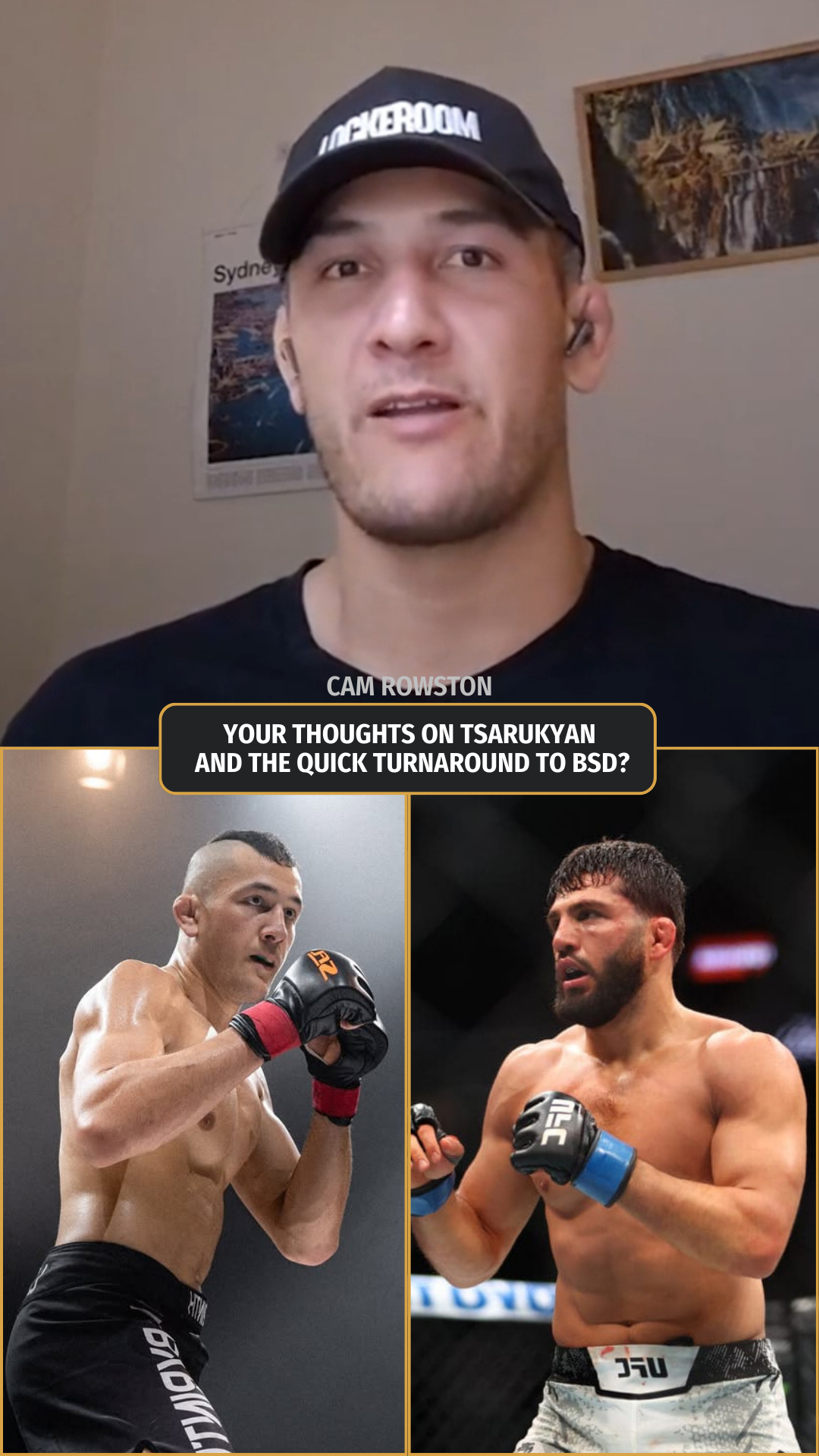 Cam Rowston: Tsarukyan, BSD, and th...