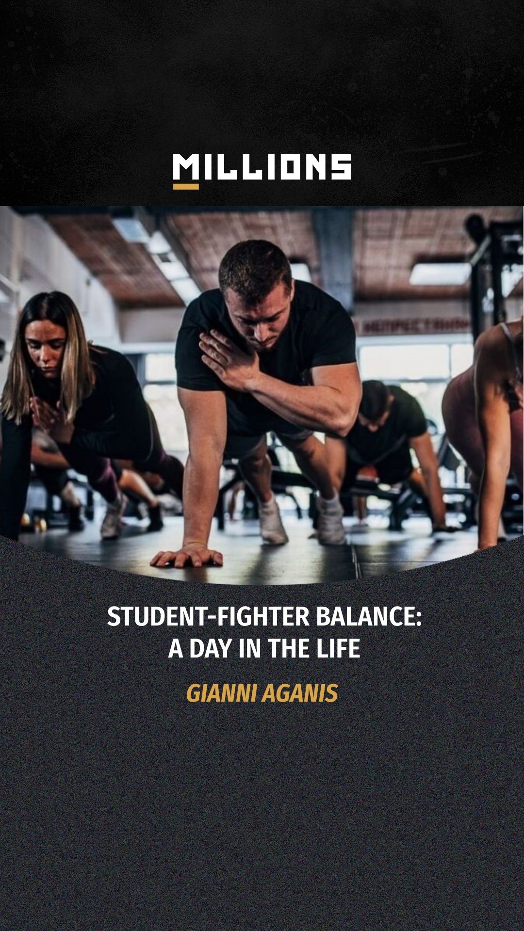 Gianni Aganis: Student-Fighter Bala...
