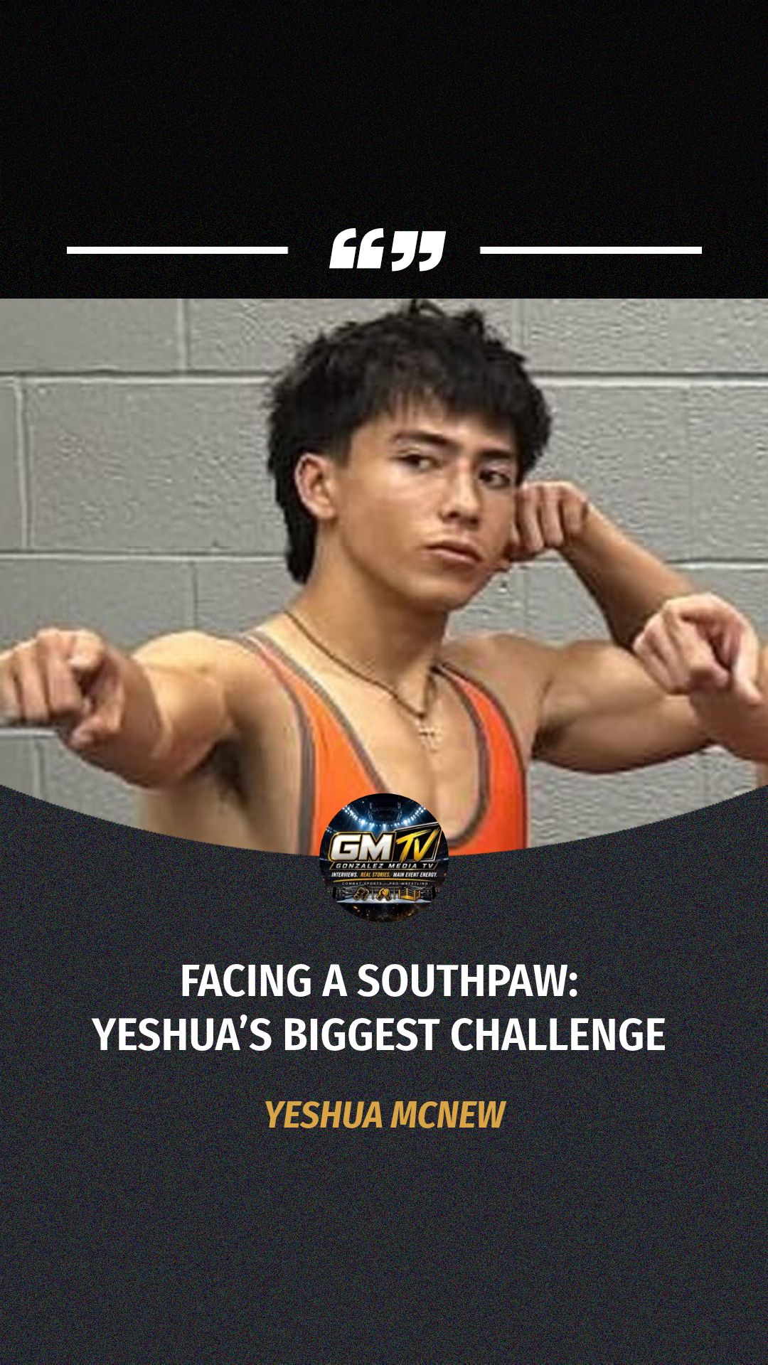 Yeshua McNew: Facing a Southpaw: Ye...