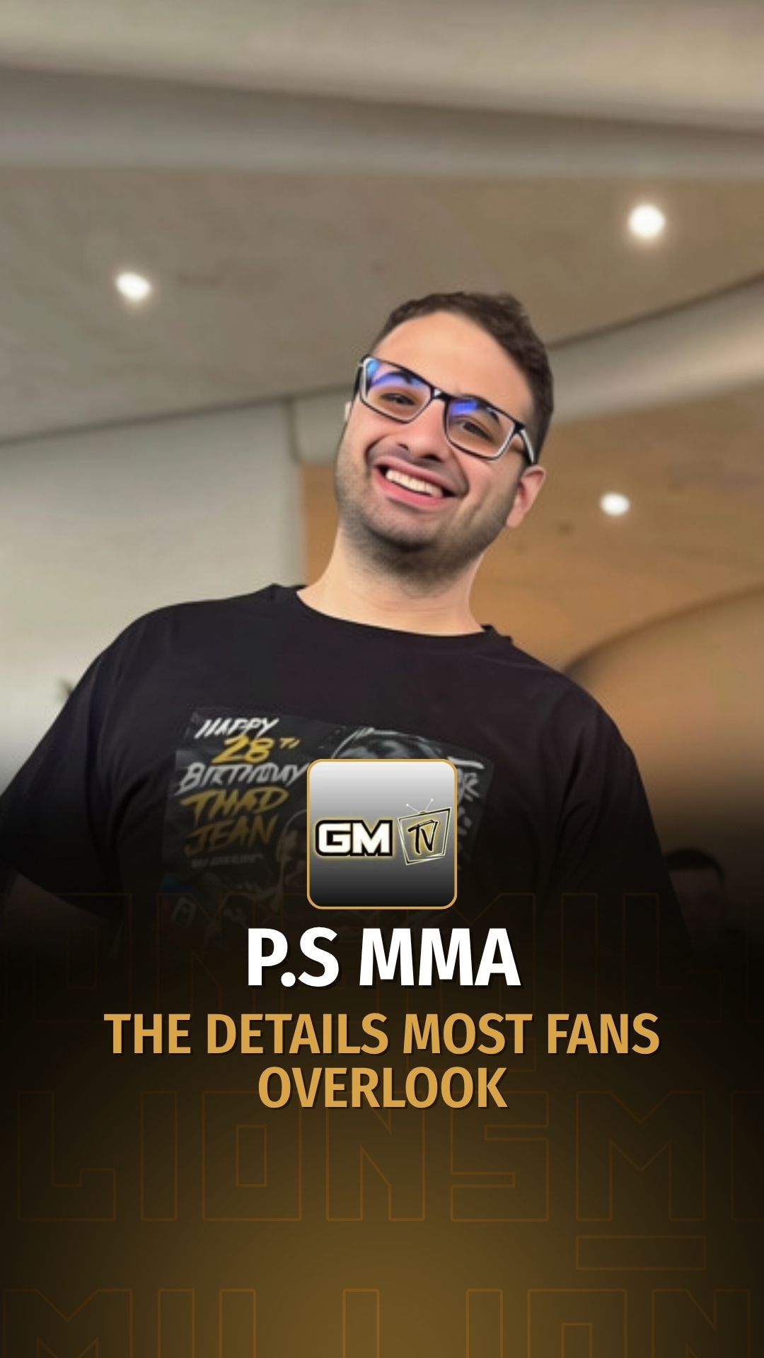 P.S MMA: My Secret to Analyzing MMA... on MILLIONS P.S MMA: My Secret to Analyzing MMA...