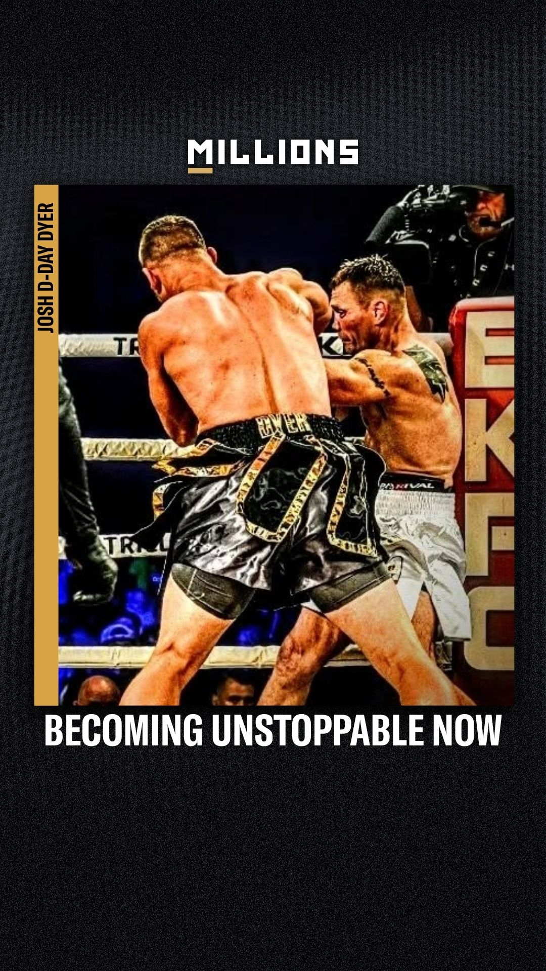 Josh D-Day Dyer: Becoming Unstoppab... on MILLIONS Josh D-Day Dyer: Becoming Unstoppab...