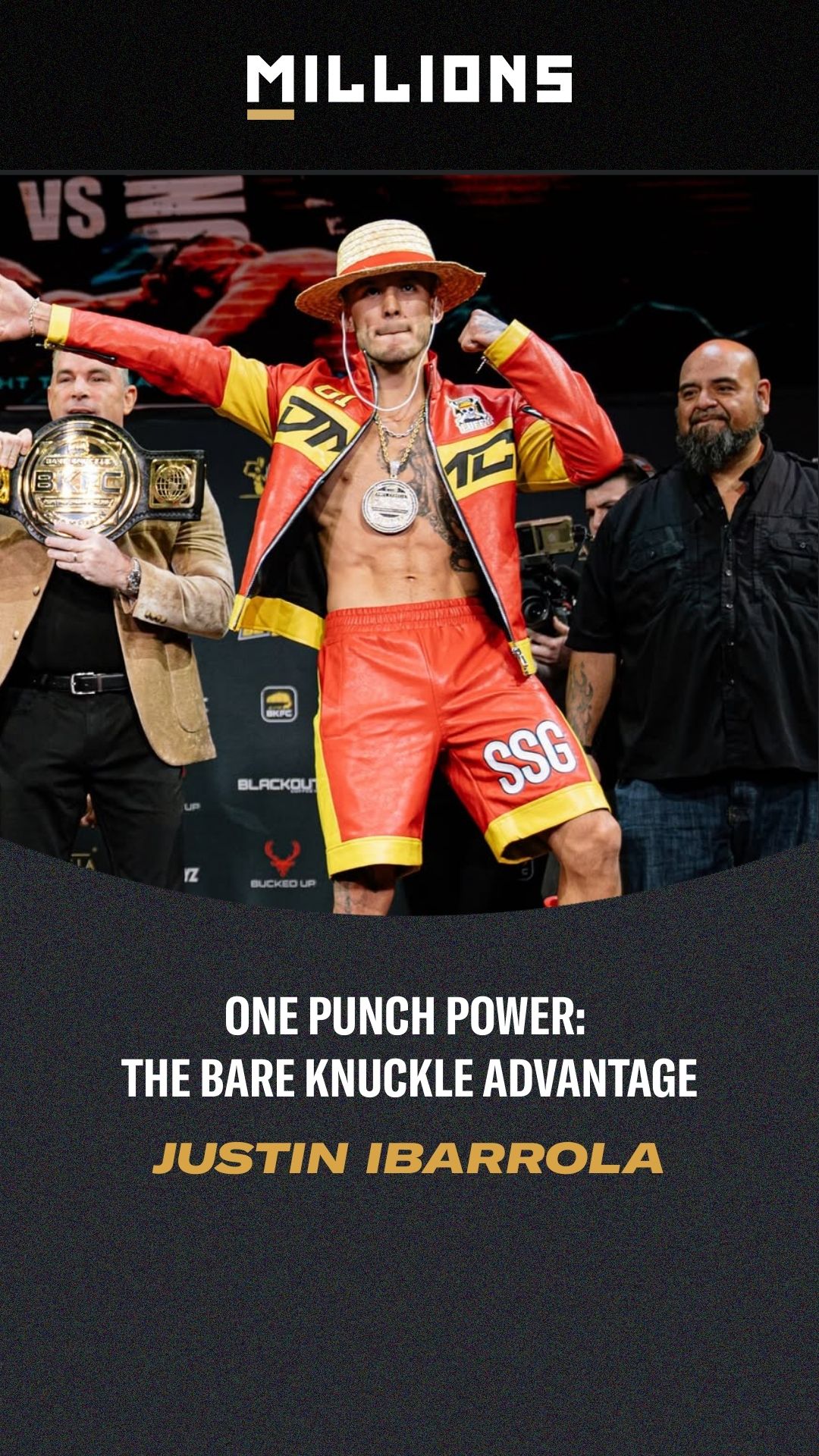 Justin Ibarrola: One Punch Power: T... on MILLIONS Justin Ibarrola: One Punch Power: T...