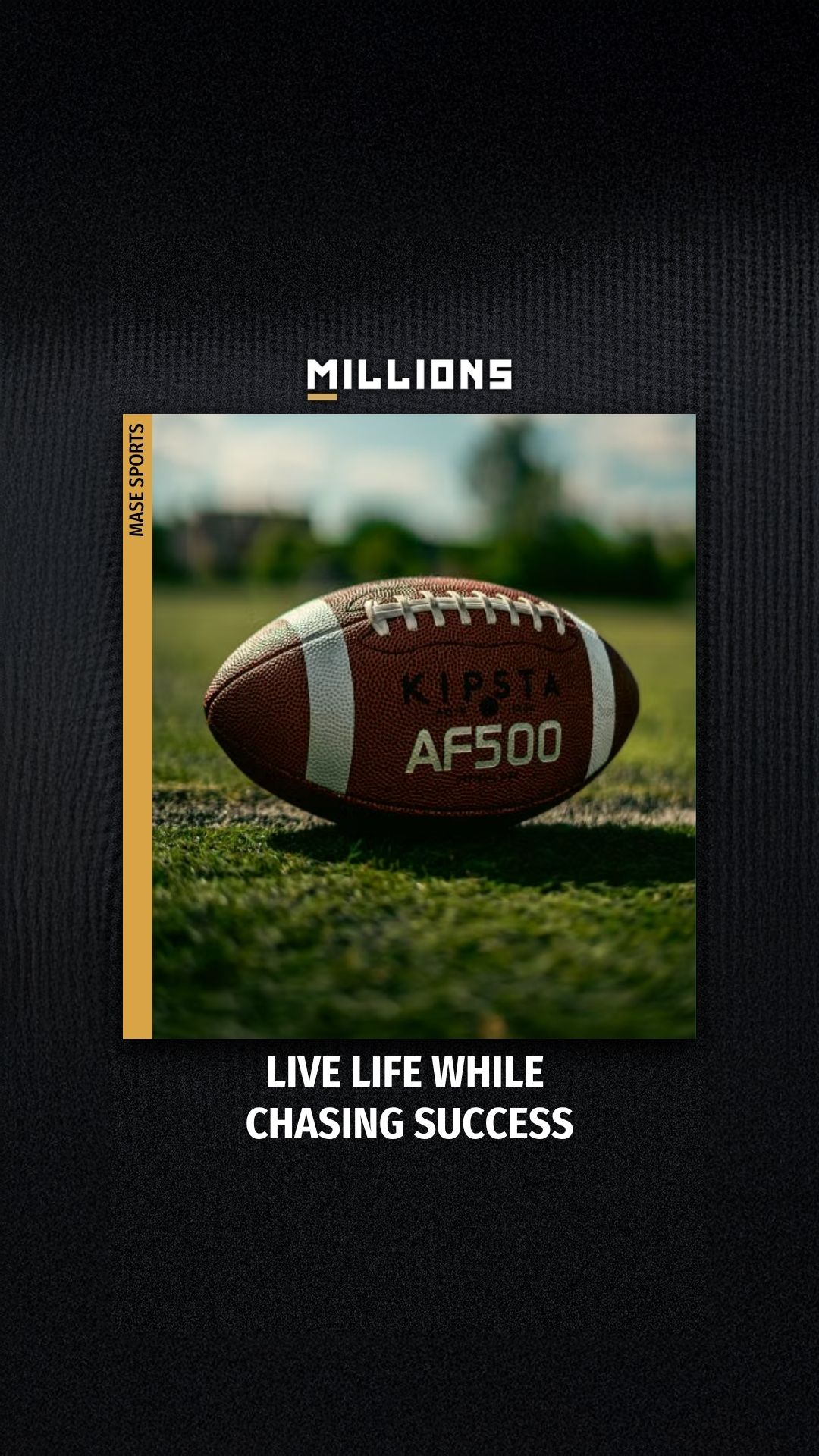 Mase Sports: Live Life While Chasin... on MILLIONS Mase Sports: Live Life While Chasin...