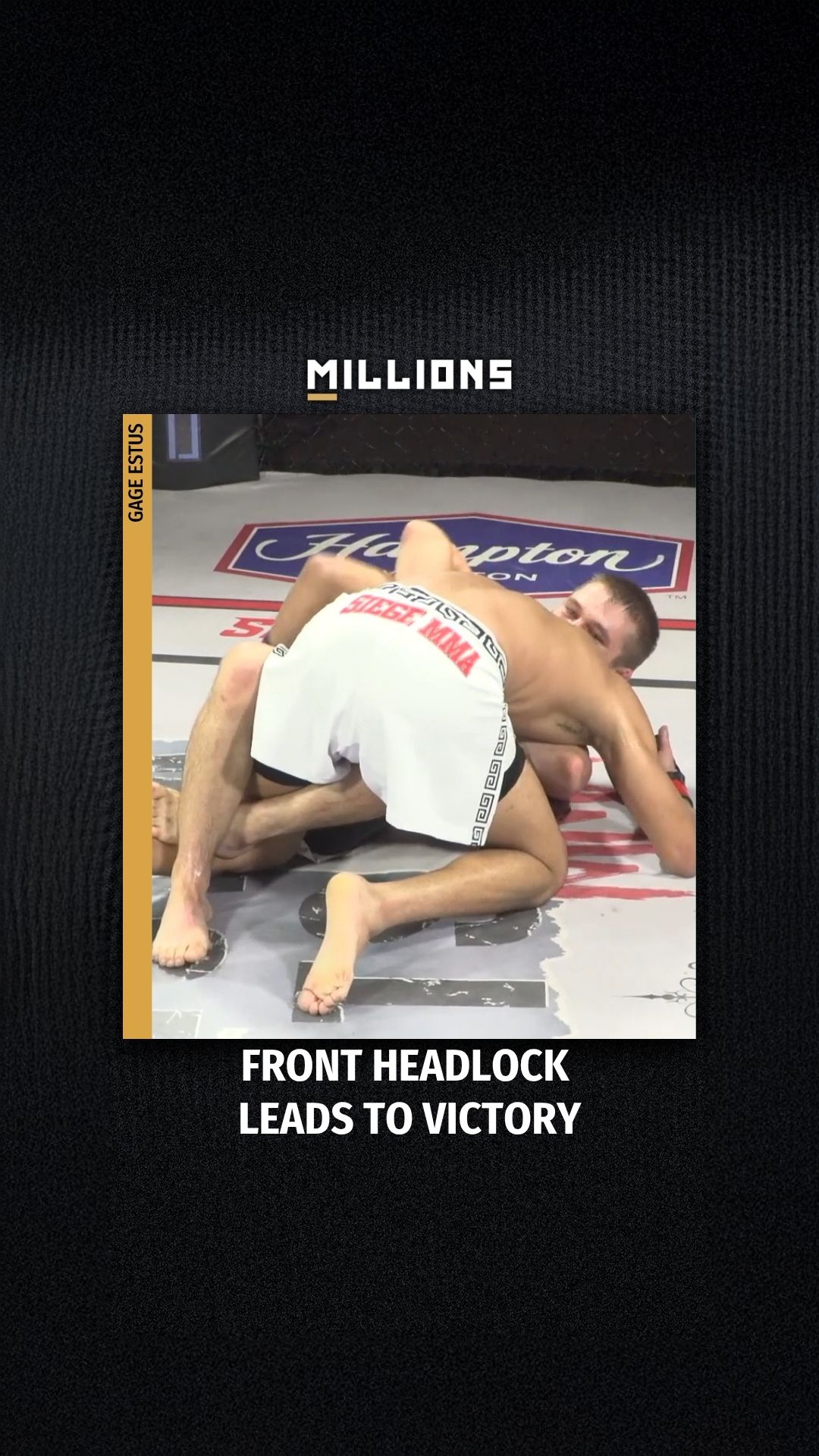Front Headlock Leads to Victory for... on MILLIONS Front Headlock Leads to Victory for...