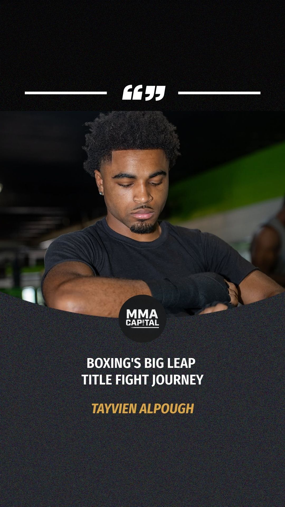 Tayvien Alpough: Boxing's Big Leap ...
