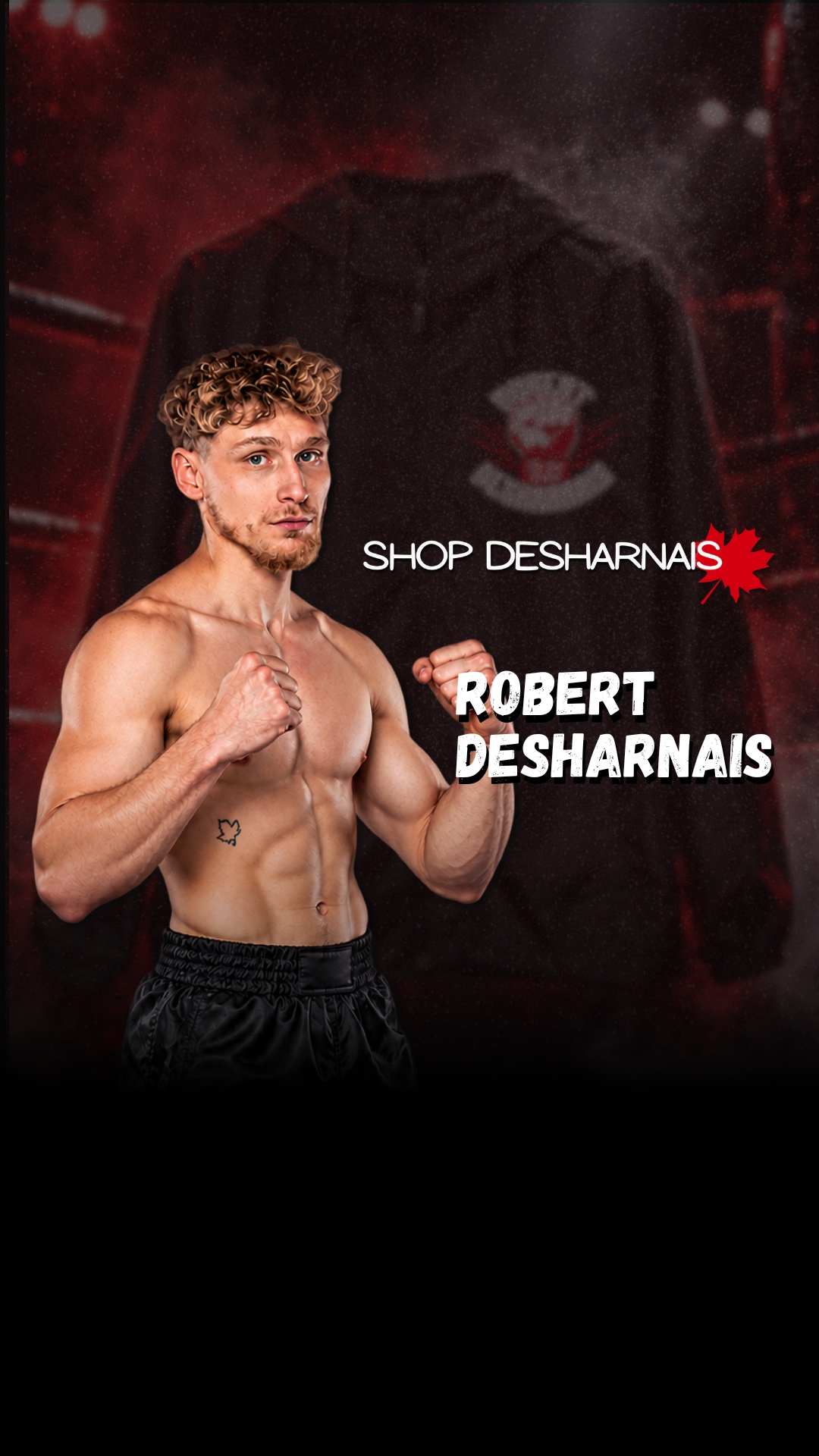 Where can fans get his fight-day me...
