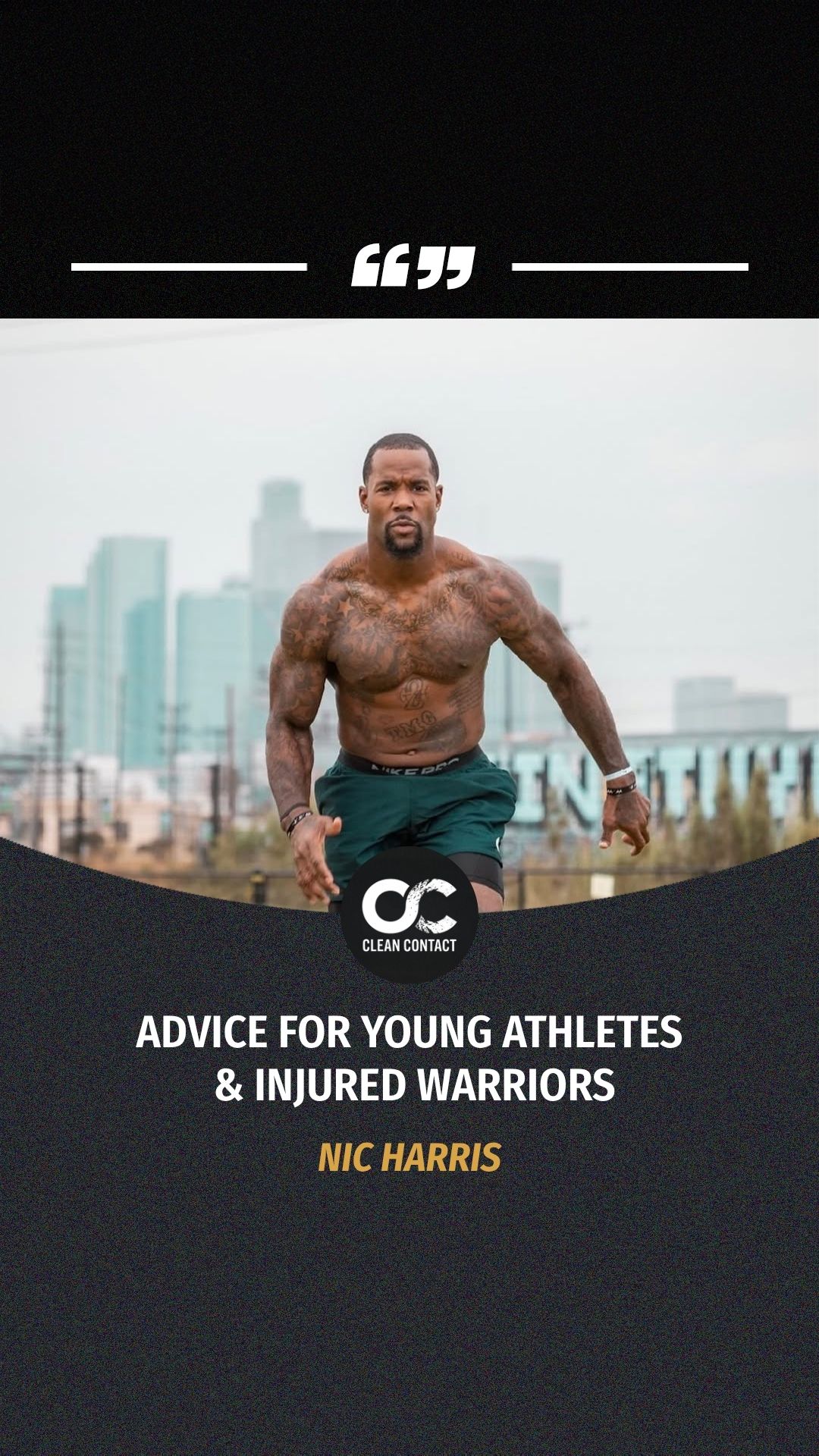 Nic Harris: Advice for Young Athlet... on MILLIONS Nic Harris: Advice for Young Athlet...