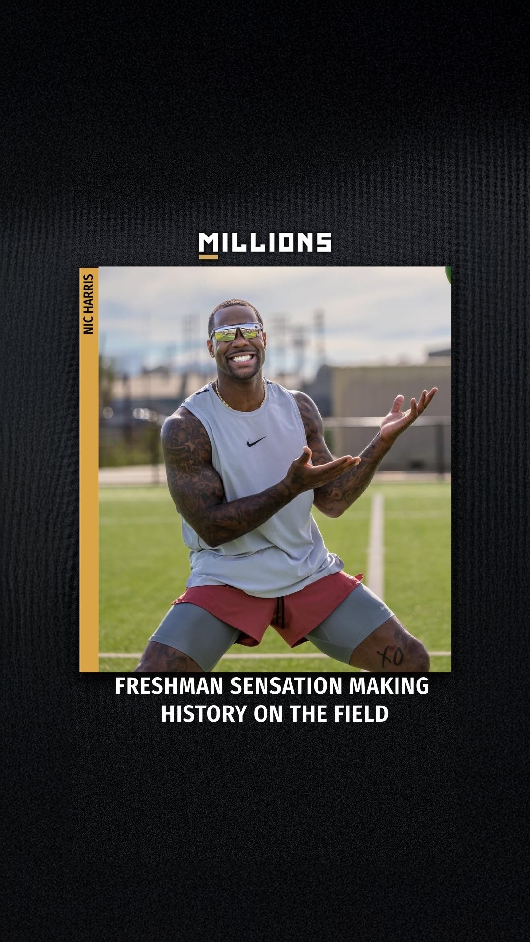 Nic Harris: Freshman Sensation Maki... on MILLIONS Nic Harris: Freshman Sensation Maki...