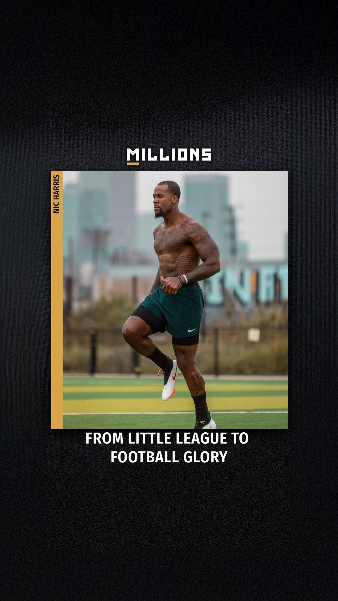 Nic Harris: From Little League to F... on MILLIONS Nic Harris: From Little League to F...