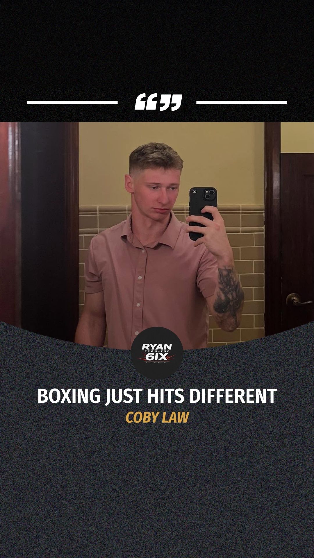 Coby Law: Boxing Brings Out The Dog...
