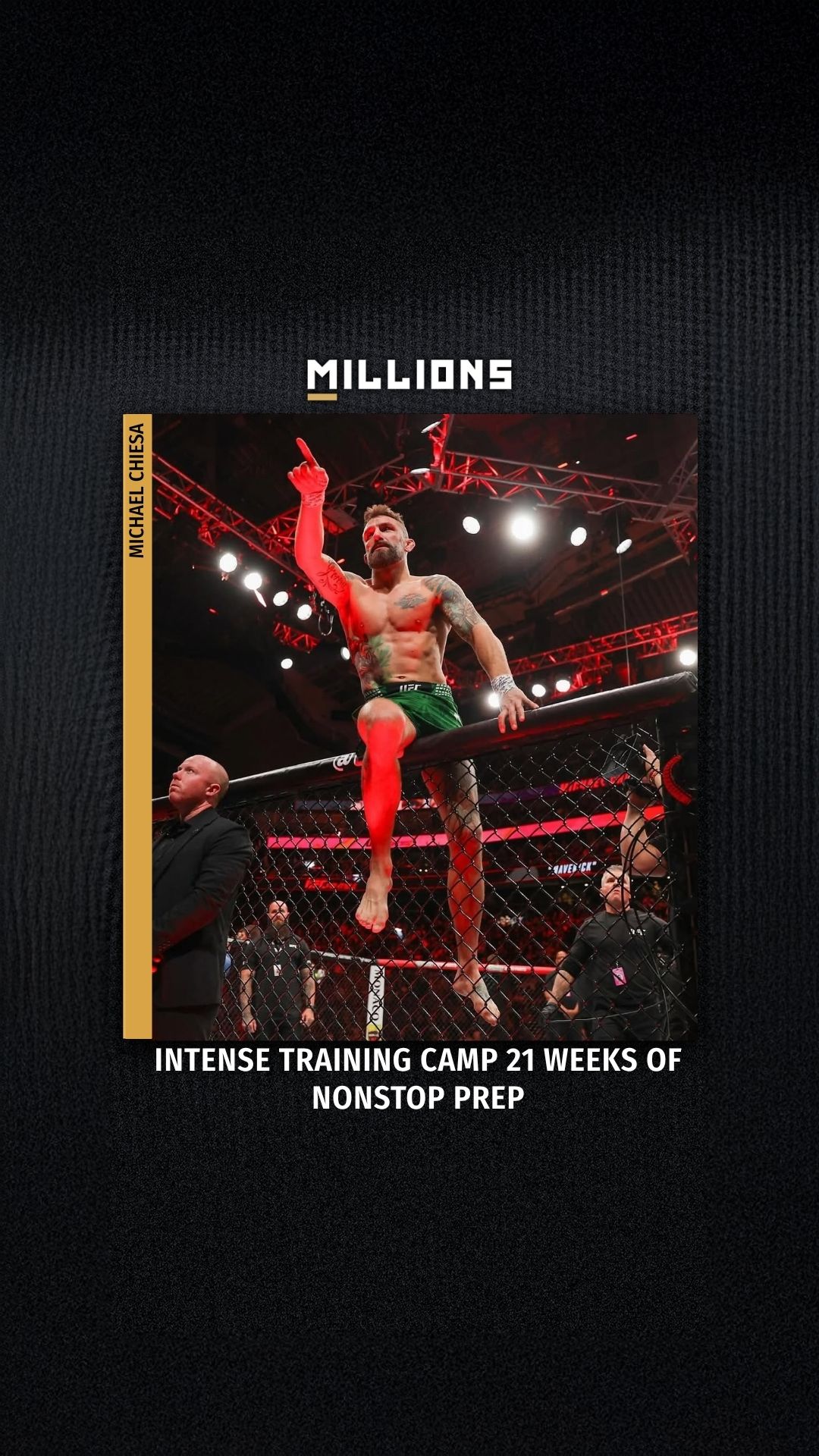 Michael Chiesa: Intense Training Ca... on MILLIONS Michael Chiesa: Intense Training Ca...