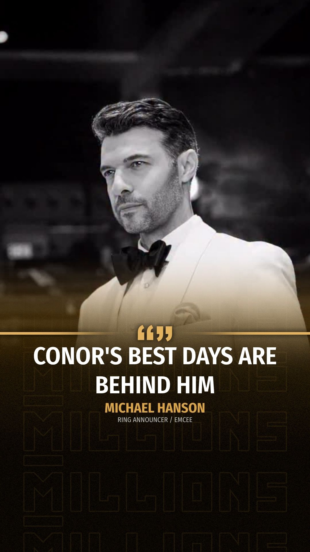 Michael Hanson: Conor Isn't The Sam...