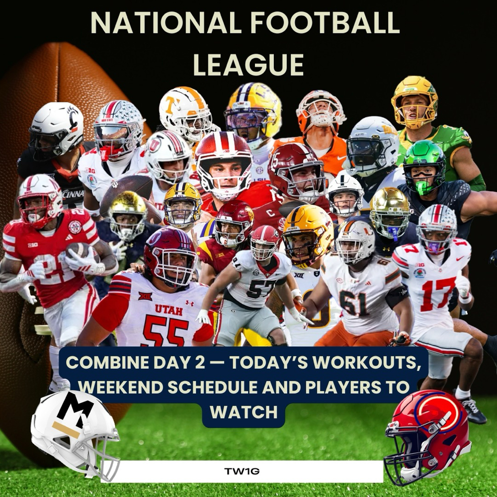 Combine Day 2 — today’s workouts, w... on MILLIONS Combine Day 2 — today’s workouts, w...