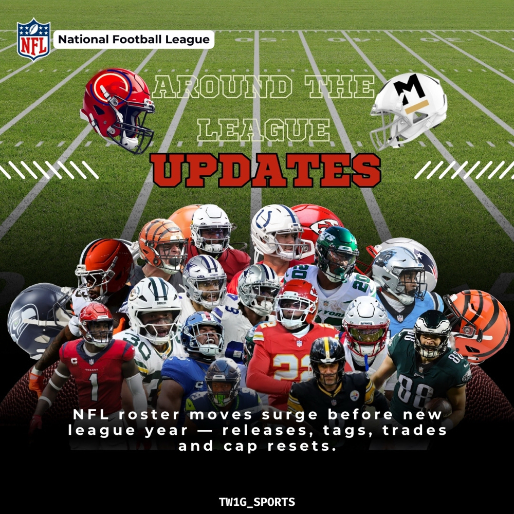 NFL roster moves surge before new l... on MILLIONS NFL roster moves surge before new l...