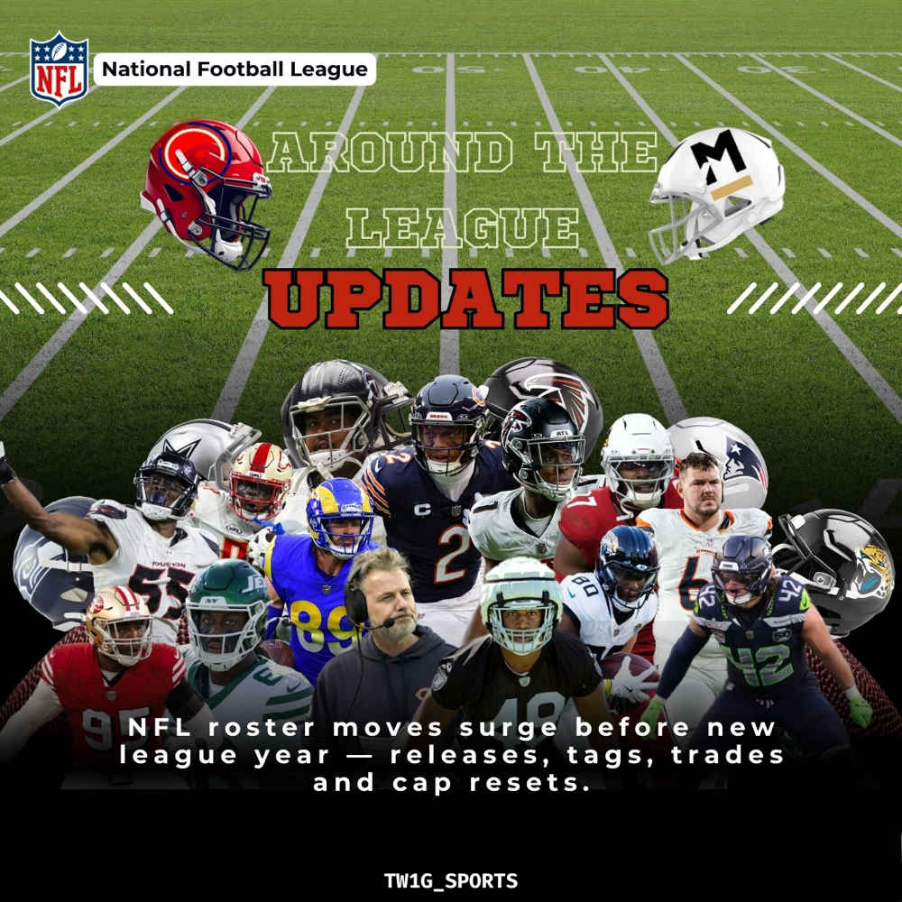 NFL roster chaos continues — trades... on MILLIONS NFL roster chaos continues — trades...