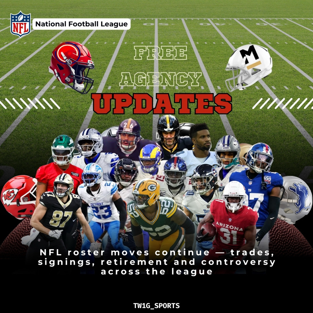NFL roster moves continue — trades,... on MILLIONS NFL roster moves continue — trades,...