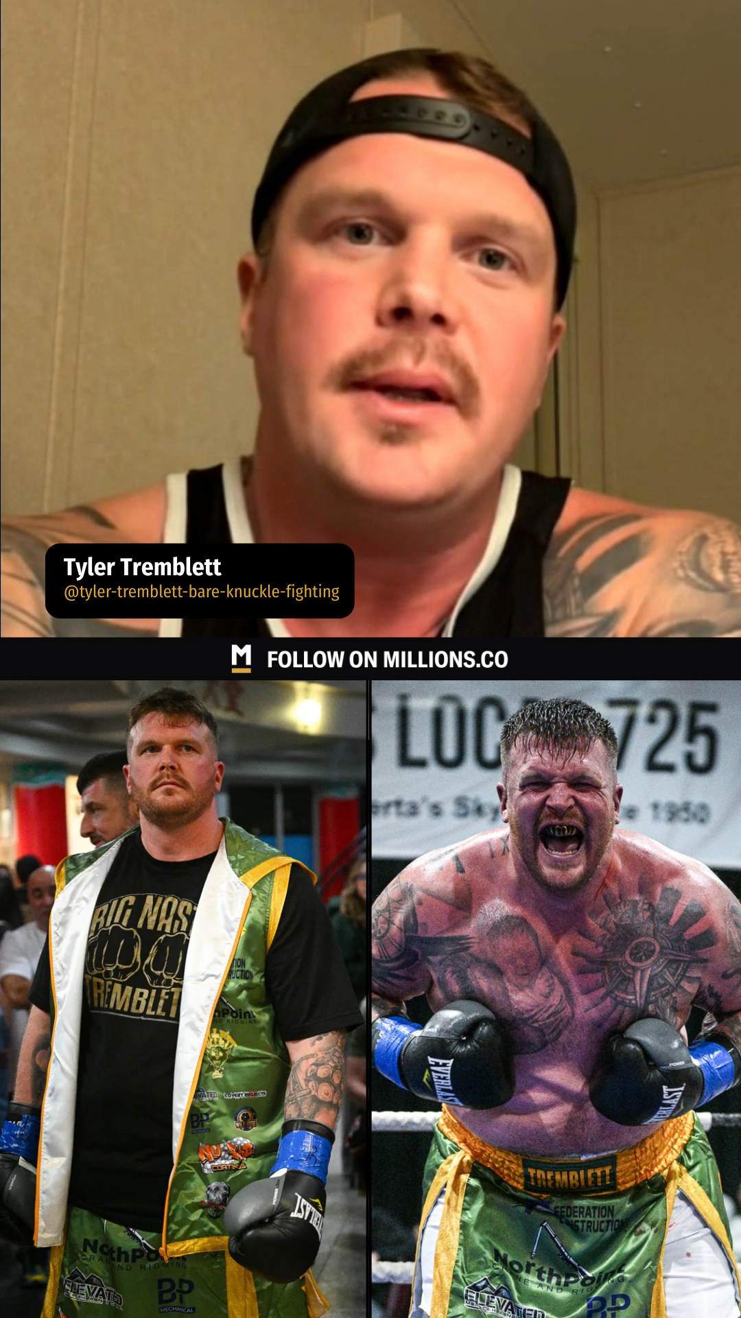 Tyler Tremblett: From Broken Bones ... on MILLIONS Tyler Tremblett: From Broken Bones ...