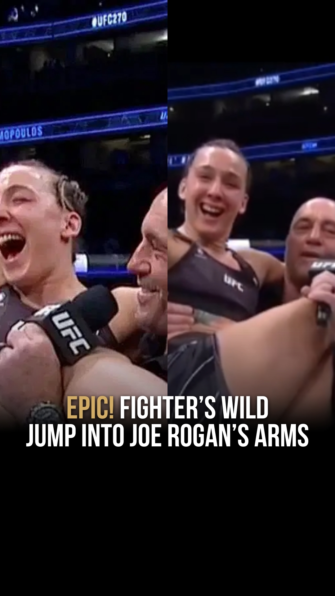 Epic! Fighter's Wild Jump into Joe ...