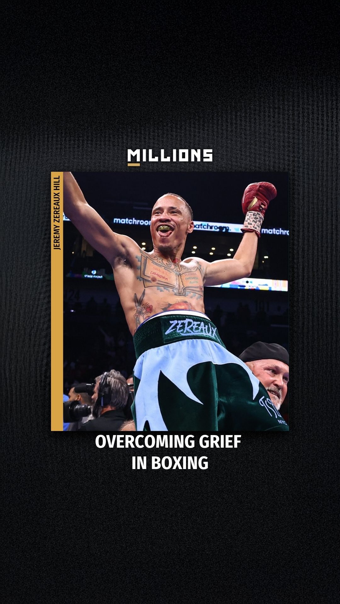 Jeremy Zereaux Hill: Overcoming Gri... on MILLIONS Jeremy Zereaux Hill: Overcoming Gri...