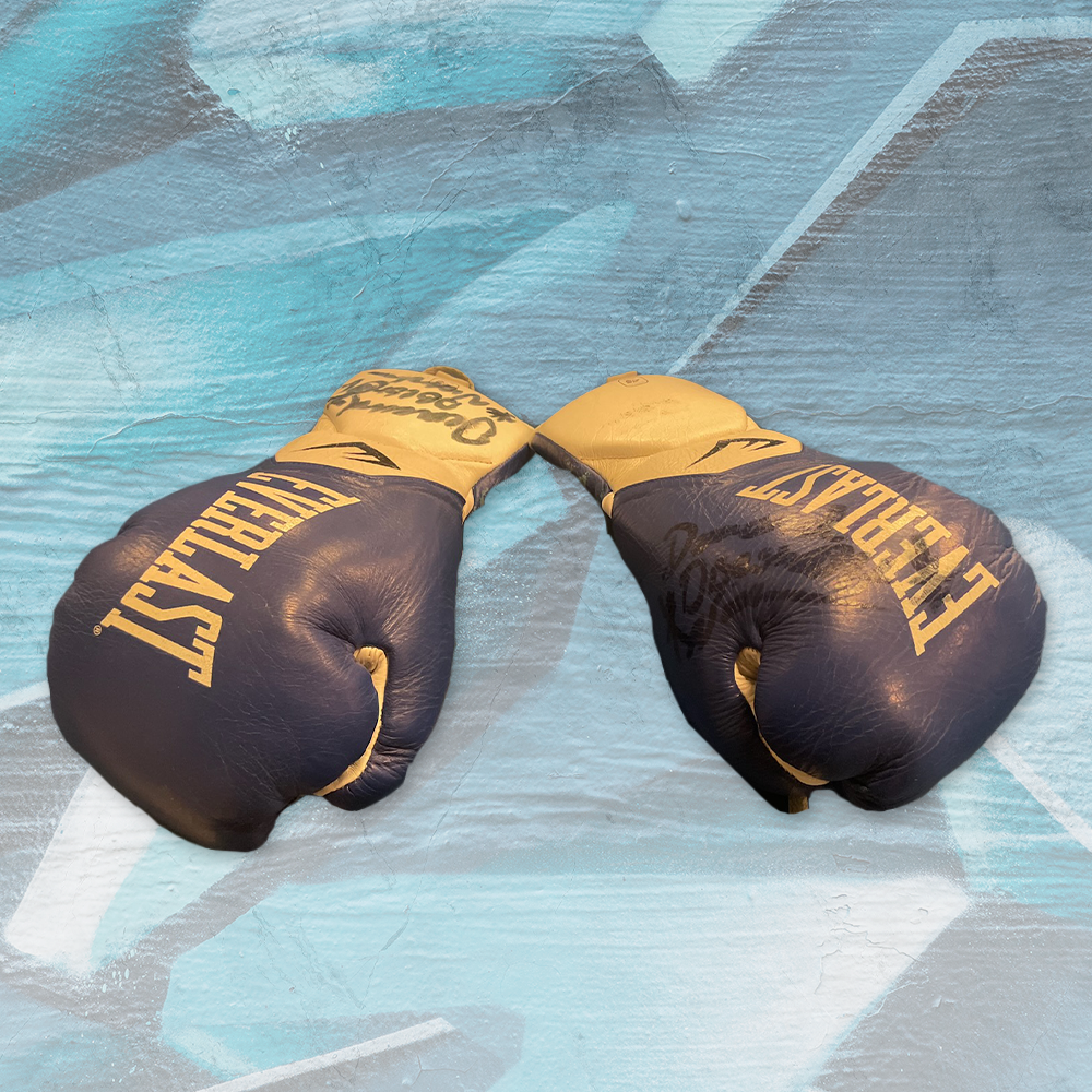 Fight-Worn Boxing Gloves, Signed by Demond Nicholson on MILLIONS Fight-Worn Boxing Gloves, Signed by Demond Nicholson