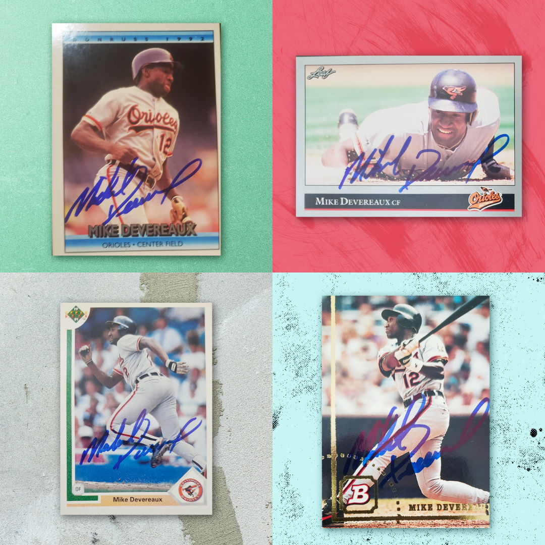 Michael Devereux Signed Baseball Cards on MILLIONS Michael Devereux Signed Baseball Cards