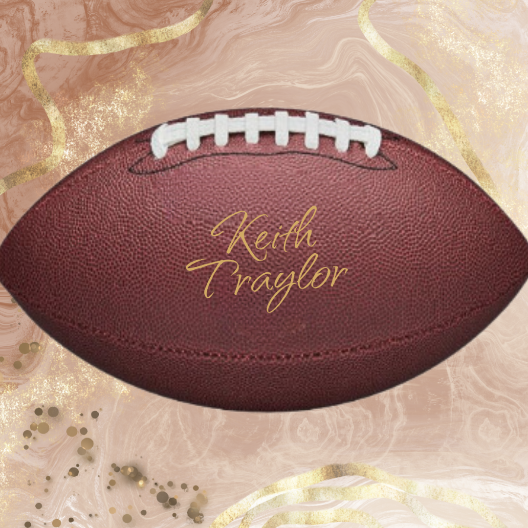 Keith Traylor Autographed Football on MILLIONS Keith Traylor Autographed Football