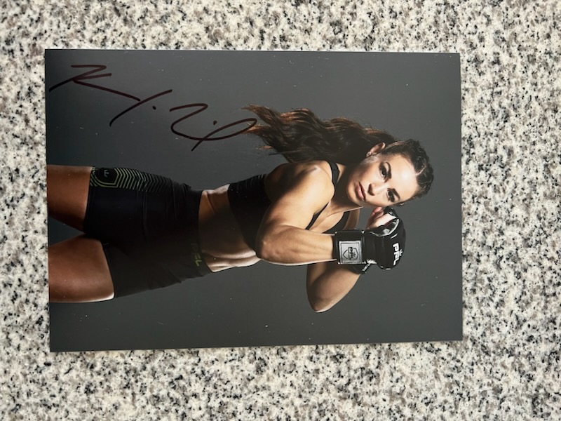 "Uppercut" Photo, Signed by Kaytlin "Katniss" Neil