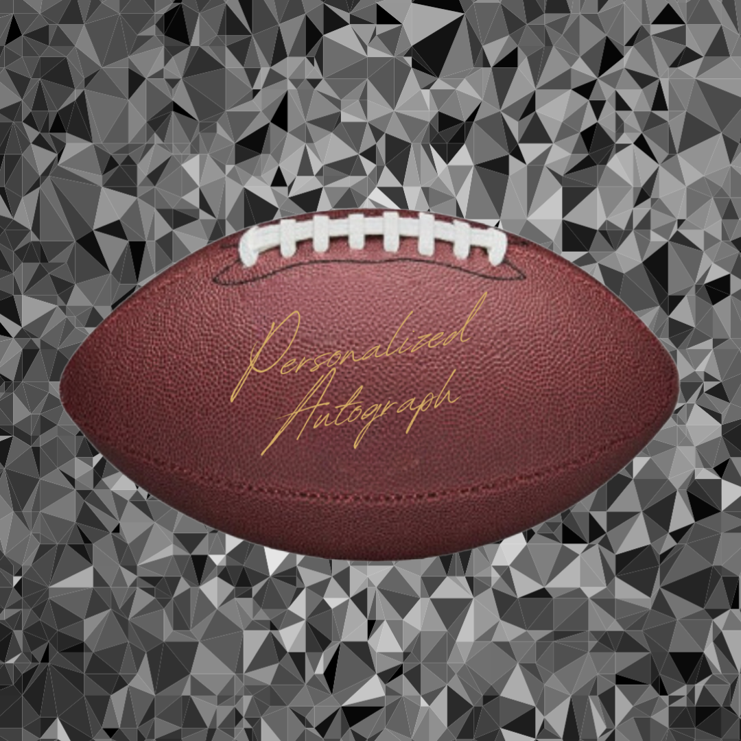 Limited Edition Mike Bass Autographed Football