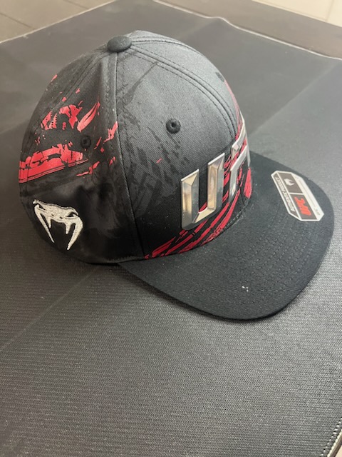Authentic UFC Hat, Black & Red, Signed by Grant "KGD" Dawson on MILLIONS Authentic UFC Hat, Black & Red, Signed by Grant "KGD" Dawson