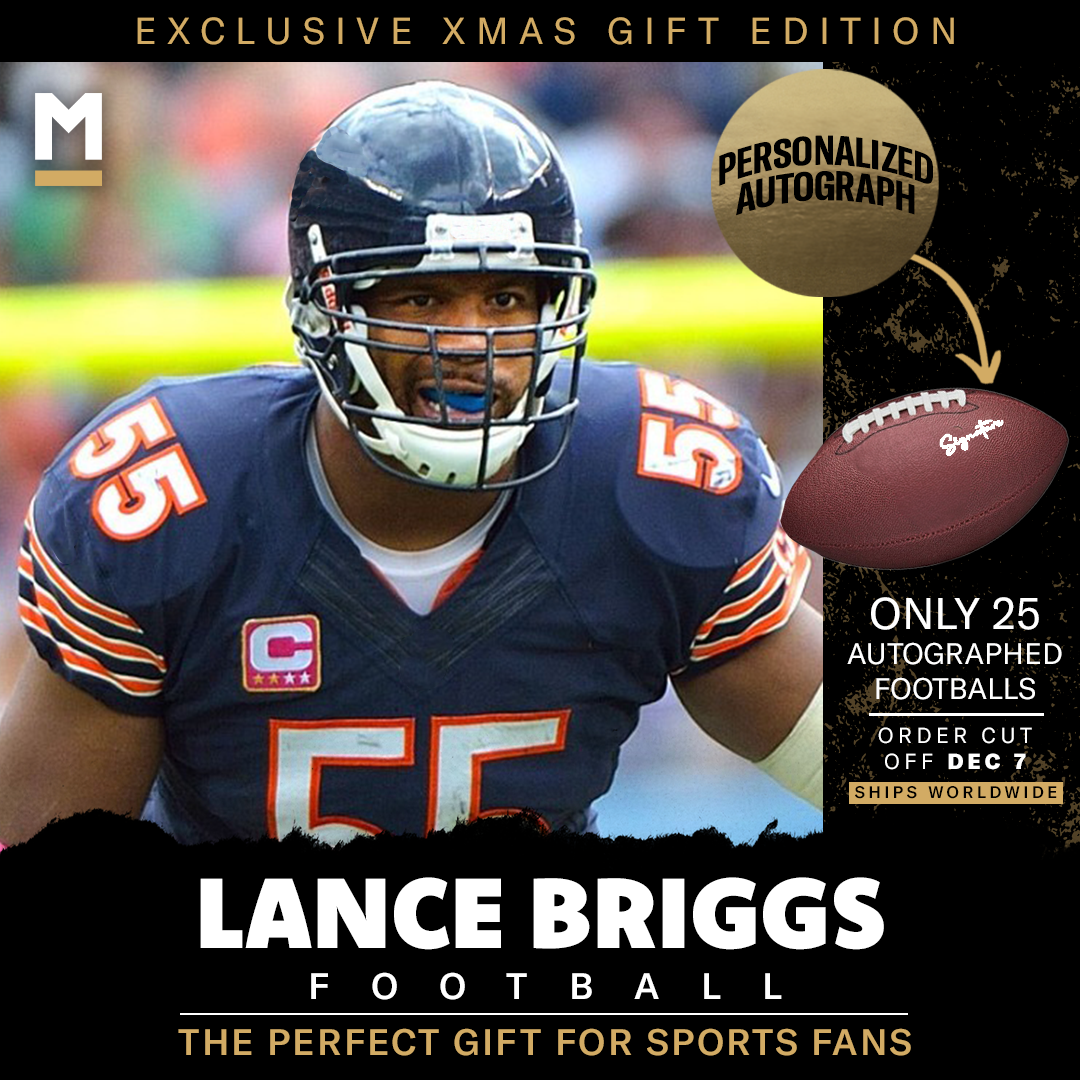 Limited Edition Lance Briggs Autographed Football | MILLIONS
