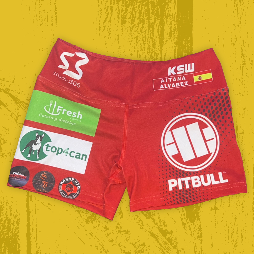 Aitana Álvarez Fight-Worn Autographed Shorts on MILLIONS Aitana Álvarez Fight-Worn Autographed Shorts
