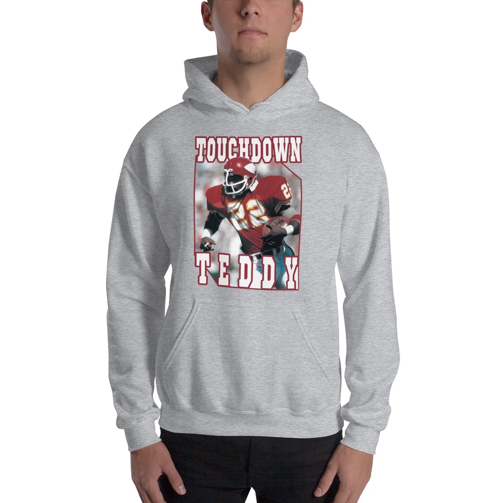 Touchdown Teddy by Ted McKnight Men's Hoodie